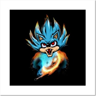 super sonic fire Posters and Art